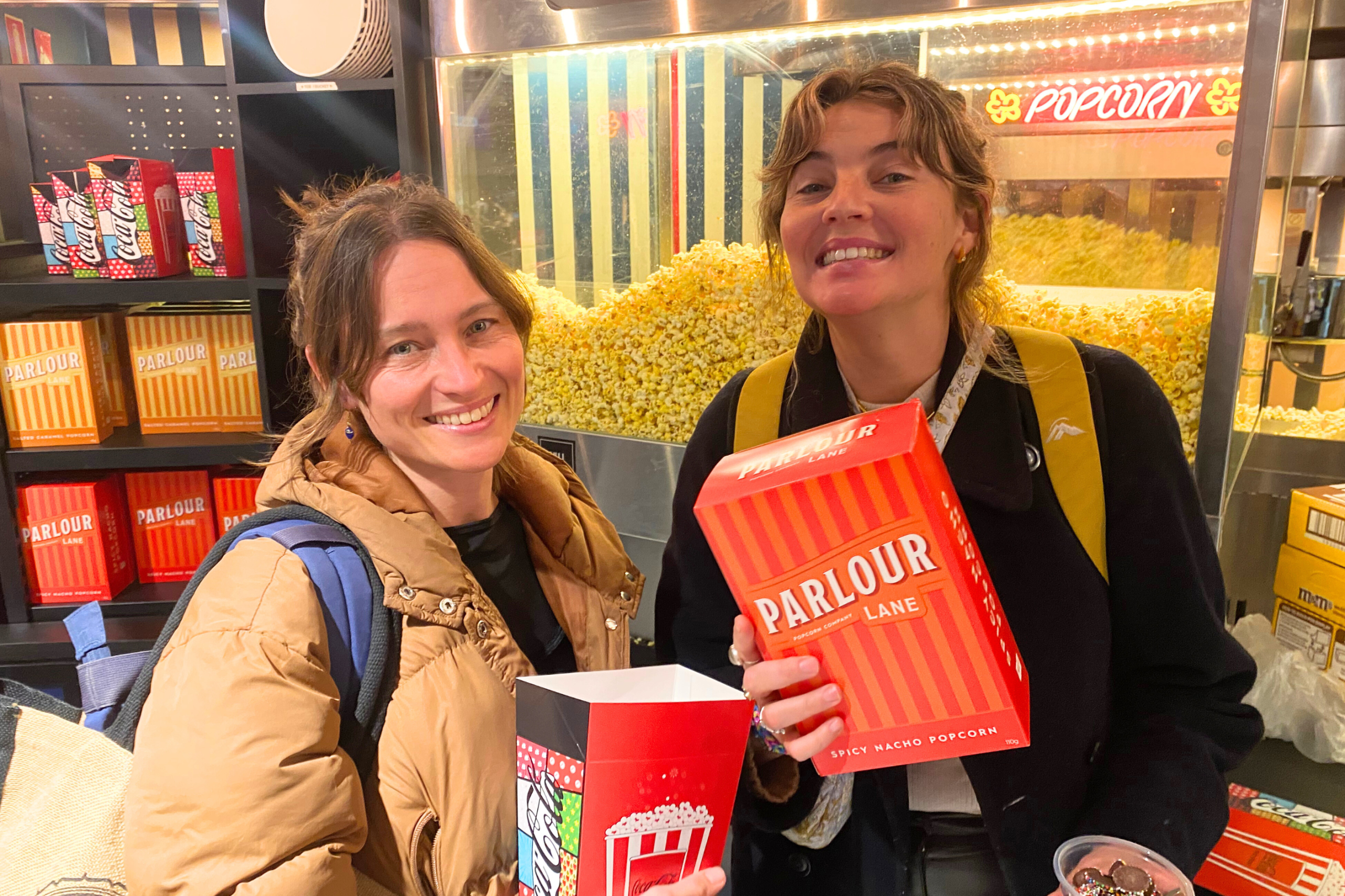 Matisse Walkden-Brown and Jess Hamilton at Sydney Film Festival