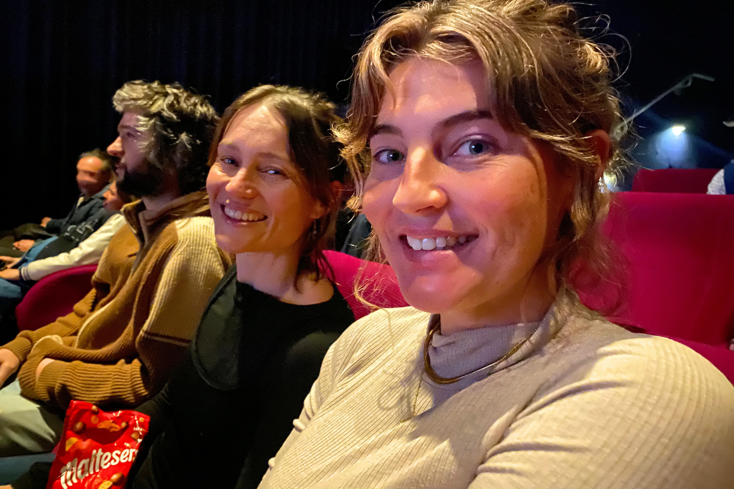 Matisse Walkden-Brown and Jess Hamilton at Sydney Film Festival